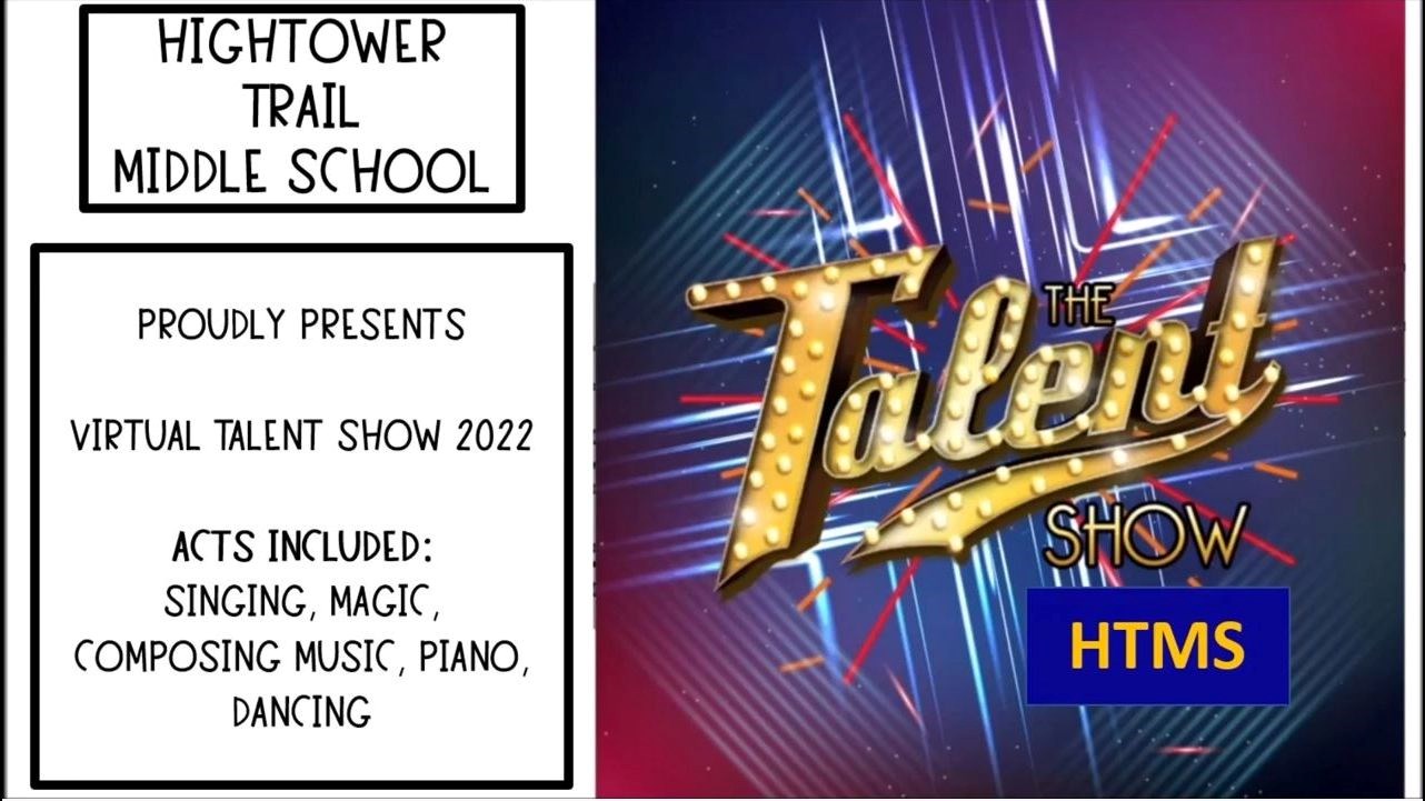 Virtual Talent Show intro slide
